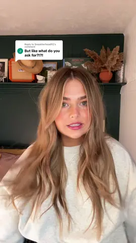 Replying to @Sneakherhead92 what i asked for with my hair! #newhair #bronde #brondehair #hairtransformation #hairtransition