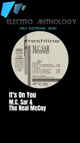 1990 - M.C. Sar & The Real McCoy - It's On You #electronicdancemusic  #music  #house  #dance  #eurodance  #dancemusic  #club  #clubbing  #electroanthology  #dj  #stephanelpg #oldies #90s