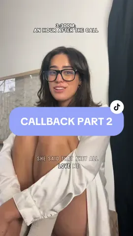 The journey of a call back ✨#actress #acting #callback #viral 