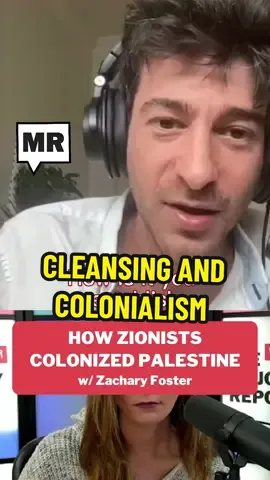 ‘How Zionists Colonized Palestine (w/ Zachary Foster)’ — #majorityreport #emmavigeland #politicaltiktok #podcastclips #interview #History #middleeast #historytok #worldhistory #israel 