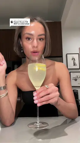 Replying to @Rioroze how to make a French 75 🥂 anyone else obsessed? #french75cocktails