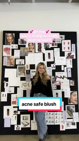 acne safe makeup is hard so shoutout to brands like @Saie making it a little easier 🥹💕 #acneproneskin #acnesafemakeup #acnesafeblush #acnesafe  #acnejourney #acneskin #CapCut 