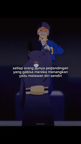 emang ada yang bisa menang melawan diri sendiri? #obito #fyp 
