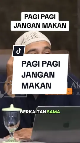 pagi pagi jangan makan ✨, ternyata begini alasanya .... #ustadzzaidulakbar #makanpagi #tipsehat #sarapanpagi #hormonehealth 