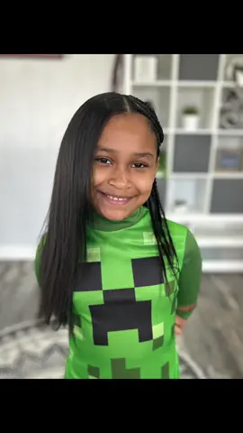 This baby girl turns 9 years old!!!! She had a minecraft birthday 🥳. Check out her cute Minecraft dress 🤭, so adorbs. Keep being a cutie and have an awesome day!! #Minecraft #birthdaygirl #levelup #fixyoursisterscrowns #cherryblossomssalonandspa #birthdaysilkpress #welovethekids #babysilkpress #silkpressandbraids 