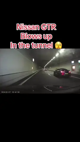 Nissan GTR Blowing Up in the tunnel 🔥💥  #nissangtr #gtr #nissanr35 #gtrr35 #nissan #cartok #jdm #tunnelvision #soundcheck #tunnelsound #flames #popsandbangs #fyp #viral #airwakka #followformore #followformorevideo❤️❤️❤️ #loudexhaust #r35gtr #cars 