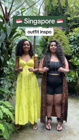 What we wore in Singapore 🇸🇬✨ what's your fave? #traveltok #singaporetiktok #travellifestyle 