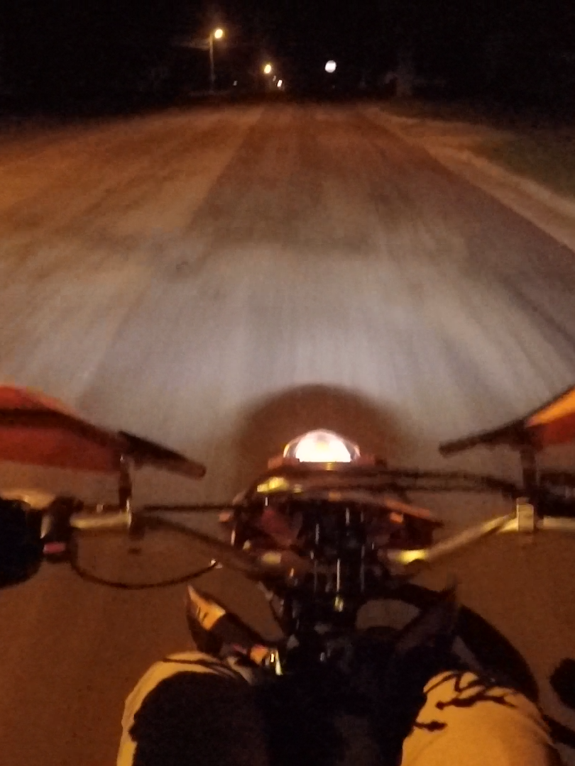 #nightriding #dirtbike #foryou  riding dirtbike at night