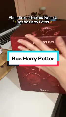 se quiserem eu peço o link dessa box🥰 #box #harrypotter #hp #livro #livros #book #BookTok #books #vaiprofycaramba 