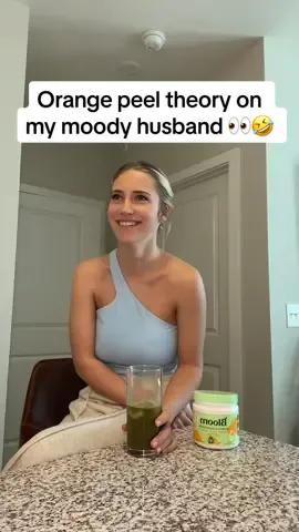 He woke up on the wrong side of the bed this mornin 👀😅 @austinmichaelus 30% off all 30ct greens, today only! 💚 @Bloom Nutrition #couple #bloompartner #couplecomedy #funny #relatable #moody #sassy 