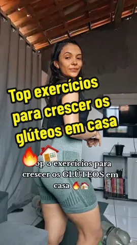 Top exercícios para crescer os glúteos em casa.🔥🏠#hipertrofia #musculação #exercicioemcasa #treinoemcasa 