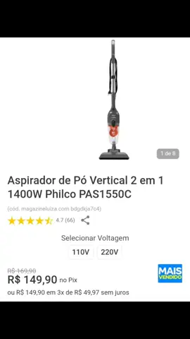 Comprei e Amei! Link Nos Comentários ❤ . . . #comprei #fypシ゚viral #compreinashopee #achados #achadinhosonline #amei #bbb #aspirador #philco #pelo #tiktok 