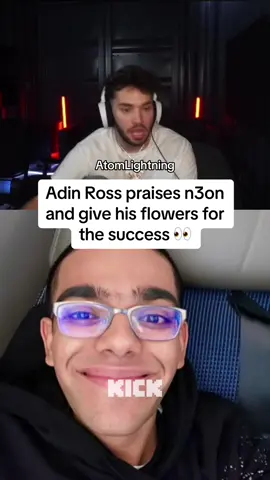 Adin Ross praises n3on and give his flowers for the success 👀 #adin #adinross #adinrossclips #n3on #n3onclips #viral #trending #xyzbca 