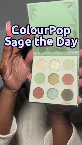 Lets Sage the Day! Arent you loving this @ColourPop Cosmetics eyeshadow palette?? #colourpopcosmetics #colourpopeyeshadow #colourpop #sagetheday #eyeshadowtutorial #eyeshadowlook #eyeshadowtips #lotd #howto 