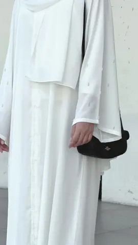 Kareema Abaya Broken white, secantik itu🫶🏻 #fyp #fypシ 