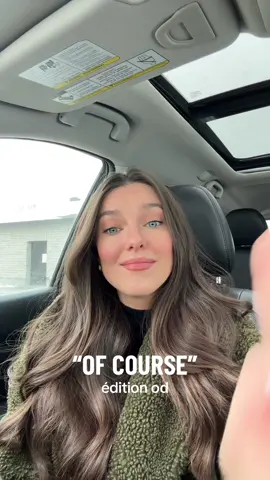 J’ai fait OD of course.. 🙈 inspirée par mes girls @Claudie Mercier & @Ines Lalouad #ofcourse #ofcoursechallenge #biensur #occupationdouble #od 