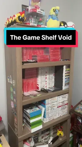 #stitch with @Nich's Level I’ve slowed down a lot, but the game shelf void grows  still. #gaming #videogames #nintendo #gamecollection #gamecollector #collecting 
