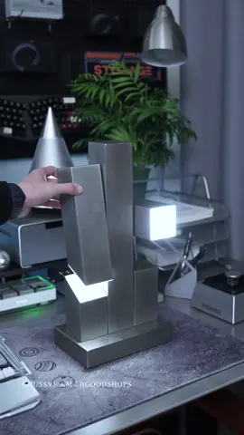 Where would you put this lamp?#desklamp #desksetup #design #desktop #lamp #light #unboxing #fyp #foryou 