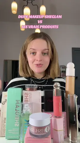 Dupe sheglam makeup Vs les originaux #fullface #makeupetitbudget #petitbudget #fullfacemakeup   #fullfaceocedptt  #dupe #makeupocedptt #ocedpttmakeup #ocedpttdupe #sheglam #sheglamhaul #sheglamreview #rarebeautymakeup #milk #anastasiabeverlyhills #dupemakeup #makeupsheglam #crashtestsheglam #dupe #dupes 