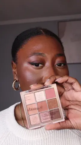 A little glitter goes a long way. Pallette from @Dasique Global #fyp #blackgirltiktok #blackgirlmakeup #koreanbeautyproducts #koreanmakeup 