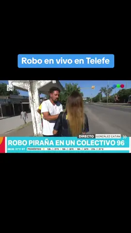 🎥 Delincuentes asaltaron a pasajeros de un colectivo durante un móvil de #BuenTelefe en vivo donde los veciones denunciaban la situación  #robo #telefe #inseguridad #envivo #impunidad 