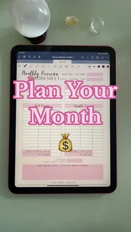 Are you planning for your own success this month?  Heres how you make a monthly overview plan! This will be your guide throughout the month and remind you of your financial goals. #howtobudget #budgetingtiktok #budgeting #financialgoals #budgetingforbeginners #moneymindset 
