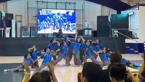 take 2 kay gimute 👹 choreographed by da one n only @andreiamper on IG 🏆 ily azzurra hihi 🩵 #spc #nursesday2024 