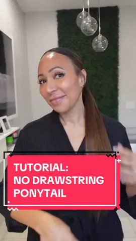 Drawstring ponytail, minus the drawstring. Here’s the step-by-step tutorial many of you asked for. 💕Ponytail linked in bio ✨ #blackgirlmagic #blackgirltiktok #hair #hairstyletutorial #blackgirlhair #protectivestyles #hairstyle #hairtok #hairtutorial #hairtransformation #ponytail #ponytailtutorial 