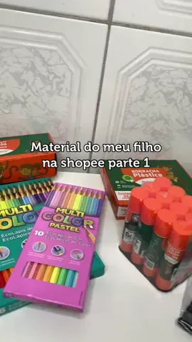 Material escolar do meu filho parte 1💙 Comprei assim em grande quantidade porque durante o ano ele perde tudo, o filho de vocês são assim também?🤡 #materialescolar #ensinofundamental #segundoanofundamental #materialescolar2024 #estudo #shopee #voltaasaulas #comprinhasshopee 