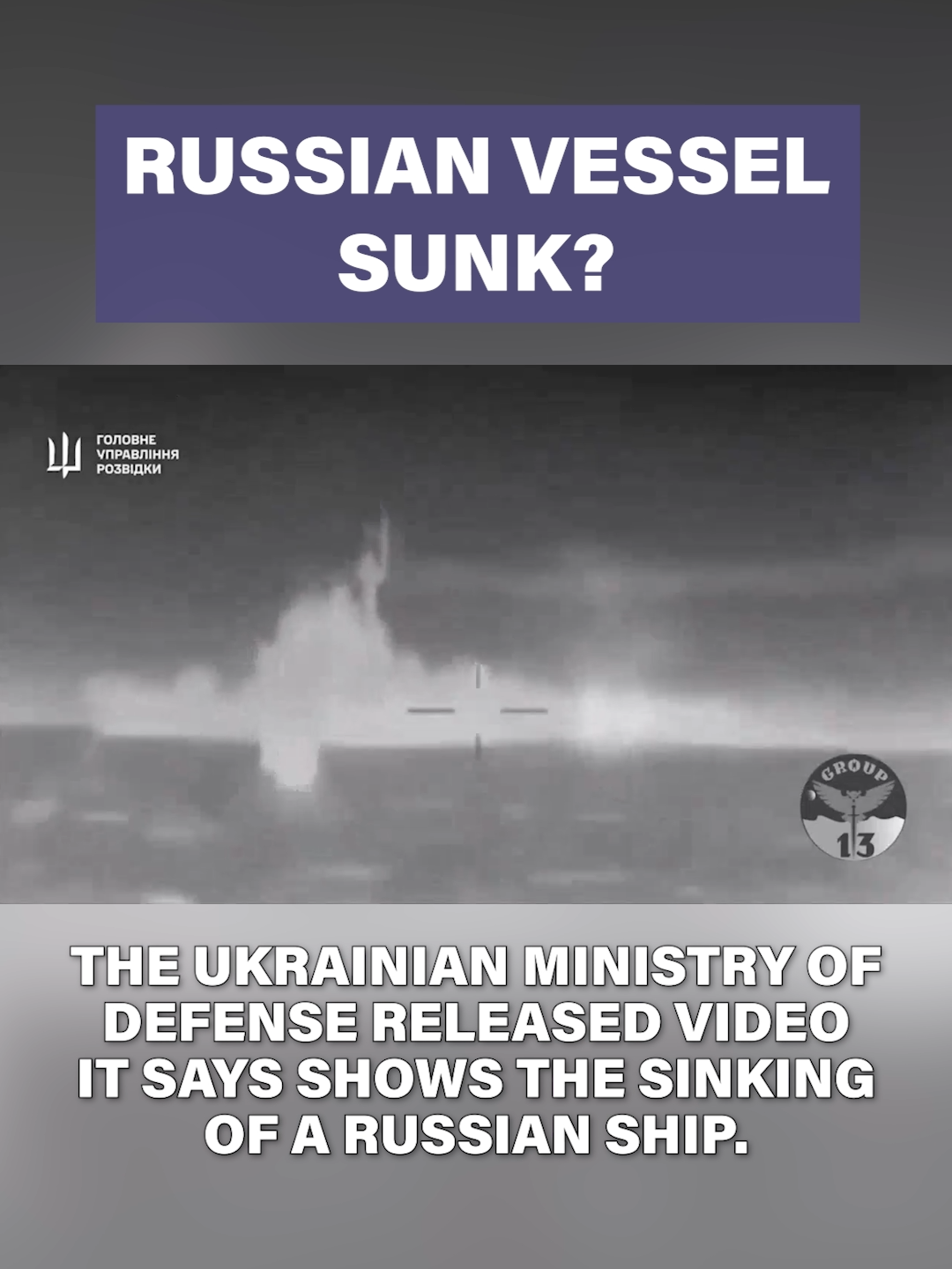 The Ukrainian Ministry of Defense released video it says shows naval drones striking a Russian ship, and a series of explosions before the ship goes down. #military#militarynews #defense #defensenews #news #usa #usmilitary #ukraine #ships #drones #army #navy #marines #airforce