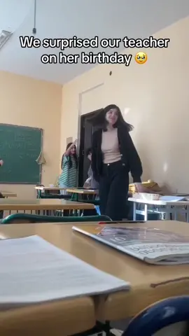 This teacher looks like she deserves it! 🥺  (Via @Salome )  #teacher #Love #fyp 