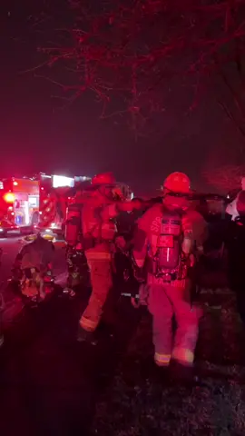 Yesterday evening, Springdale Fire Department firefighters embraced the homeowner with warm hugs as they successfully reunited them with their family pet following a garage fire. At 9:15 PM on January 27th, Springdale deployed units, including Bat. 1, E1, E2, E3, E5, L6, L8, M5, to a reported structure fire. Within 7 minutes, the units arrived to discover the fully engulfed garage. Swift actions, including water supply and an efficient exterior fire attack, were implemented. The fire's unconfirmed origin was reportedly near the electrical panel in the garage. #FirefighterReunion #HeroicRescue #HeartwarmingMoments #FireDepartmentHeroes #PetReunion #SwiftResponse #CommunitySupport #FeelGoodStory #TikTokViral #GratitudeChallenge #TrendingChallenge #TopHitsOnTikTok #PopularVibes #CatchyMoves #ExplorePageMagic #TikTokFame #MustWatch #InstaTikTok