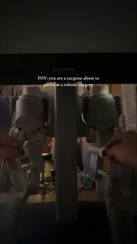 What it actually looks like to perform robotic surgery. #surgeon 