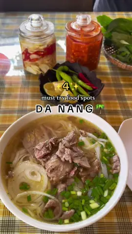4 must try food spots in da nang vietnam 🍜🥖🇻🇳  #danang #danangfood #vietnam #fyp da nang restaurant #vietnamfood #foodtiktok #vietnamtravel da nang food #pho 