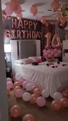 #14birthdaysurprise  #pinkandrosegold  #DecoracionesMiriam 
