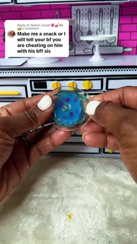 Replying to @Queen Zariah💗💅🏽🫶🏽👑 @Miniverse blue razz slushie #miniverse #minibrand #miniaturefood #foryoupage #minitoys 