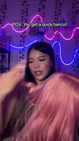 Time to snip snip ✂️ #asmr #asmrpov #asmrhaircut #asmrhairplay #fyp 