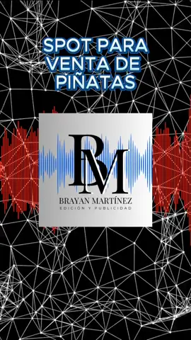 Spot en apoyo a emprendedores de negocio de venta de piñatas, sobre que tema te gustaría fuera el próximo spot, dejalo en los comentarios. Recuerda que todo spot personalizado tiene costo. Te gustaría algún spot para tu negocio, comunícate con nosotros! #spotpublicitario  #marketing  #grabacion  #radio #locutorderadio #vozenoff  #emprendedores 