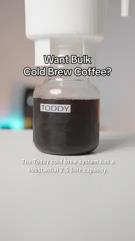 Toddy Cold Brew!🥶 2.5L Best Cold Brew Concentrate made easy!  #coldbrewcoffee #coldbrew #coffee #homebarista #icedcoffeerecipe 