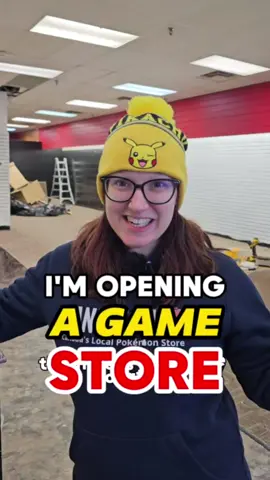 I'm opening a new card & game store #pokemoncards #gamestore #cardshop #localgamestore #pokemoncommunity 