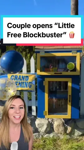 A Los Angeles couple has opened a Little Free Blockbuster in front of their house, giving their neighbors a nostalgic way to browse for movies as an alternative to streaming.  The Little Free Blockbuster is a spin on the “little free library” and “little free pantry” concepts, and neighbors can take a movie and leave a movie.  The grand opening was a huge success, and the reception from neighbors has been fantastic! See the updates Alyssa posts about the Little Free Blockbuster on her account: @Discordia Dystopia  📸 discordiadystopia #film #blockbuster #streaming #filmandtv #tv #filmtok 