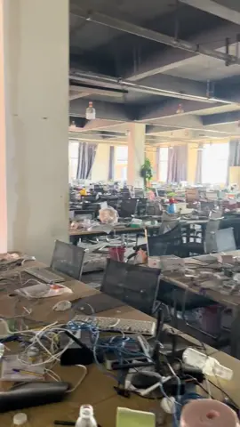 缅甸电信诈骗园区被端了。人去楼空！