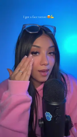 So cute 🥰 #asmr #facetattoo 