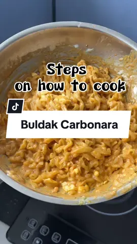 My favorite CHEESY BULDAK CARBONARA na napakaaaa SARAPPP!!! E check out nyo na sa Yellow Basket  #fyp #buldakcarbonara #samyang #trending #viral #viralvideotiktok #carbonara 
