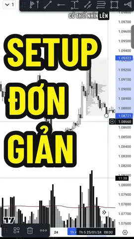 1 setup trading đơn giản với volume #giaodich #caroonguyen #forex #ngoaihoi #chiase #thinhhanh #xuhuong