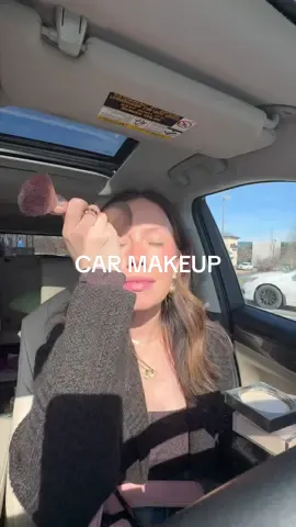 Parked in a parking lot✨🫶🏼#momoffour #carmakeup #passengerprincess #motherhood #MomsofTikTok #motherhoodunfiltered 