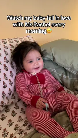 We are a Ms Rachel household over here! She delivers every. single. time.👏🏽🥰 #msrachel #msrachelbaby #baby #babyboy #motherhood #7months #allsmiles 