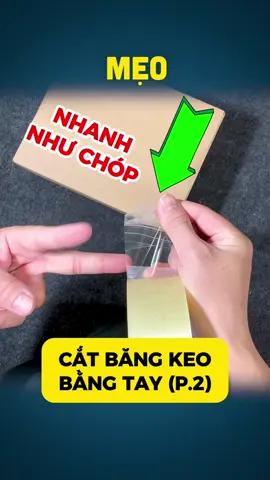 #mẹovặt 299 | Cách cắt băng keo bằng tay nhanh nhất thế giới | Không cần kéo | Quick hand-cutting tape method #bangkeo #keo #catbangkeo #tips #DIY #lifehacks #meovat #meohay #meovatcuocsong #huongdan #cachlam #kienthuc #meo