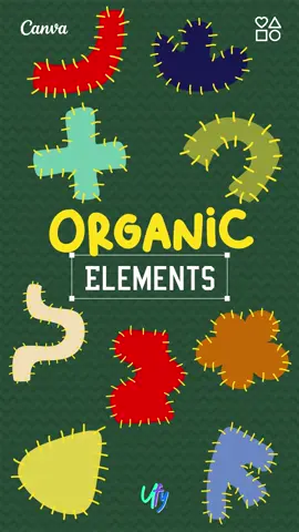 Organic Shapes Canva Elements keyword set:nAFfM8yhEi0 set:nAFkdl3MPH8 #canva #canvaelements #illustration #canvadesign #canvatips