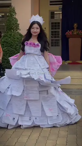 Trang Phục Tái Chế 🎀 #thoitrangtaiche #decuongcu #trangphuctaiche #capcut #xuguong